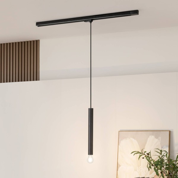 Arcchio ejona track hanglamp zwart e27 4/40cm