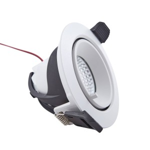 Arcchio Harcos LED downlight, wit, Ø 11 cm, 4.000K