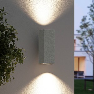 Arcchio LED buiten wandlamp Leiylen, hoekig