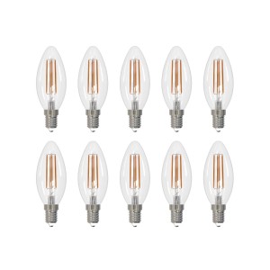 Arcchio LED filament lamp E14 kaars set van 10, 3000 K