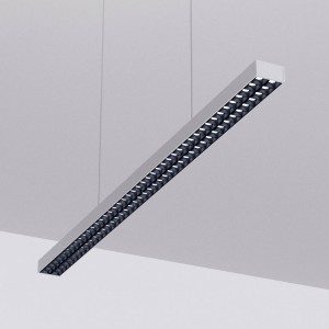 Arcchio LED hanglamp Jolinda voor kantoor, zilver