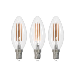 Arcchio LED lamp E14 kaars, set van 3, 4000 K