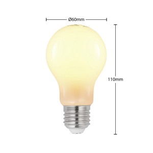 Arcchio LED lamp E27 4W 2.700K dimbaar, opaal