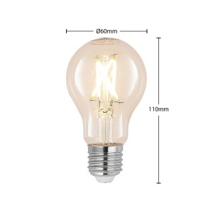 Arcchio LED lamp E27 8W 2700K filament dimbaar per 2