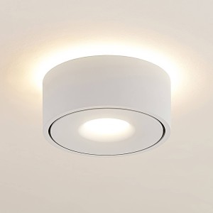 Arcchio LED plafondlamp Rotari, wit, omhoog en omlaag