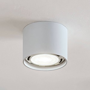 Arcchio Mabel plafondspot, rond, 1-lamp, Ø 12 cm, wit