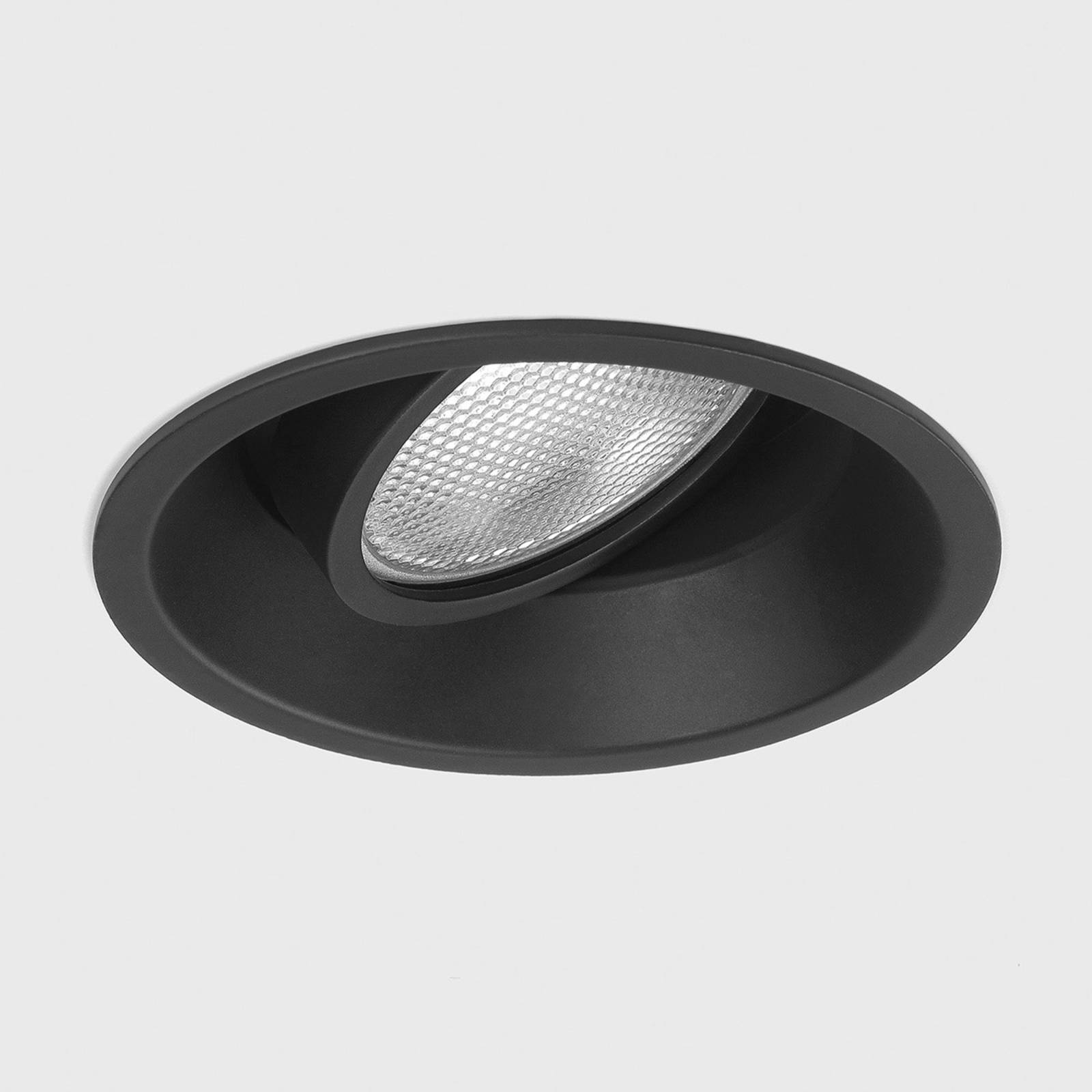 Astro minima round adjustable inbouwlamp zwart