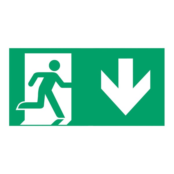 B-Safety Schild nooduitgang type A voor C-Lux standaard