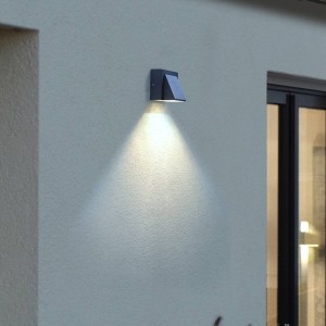 BEGA RZB HB 105 LED buitenwandlamp onder stralend