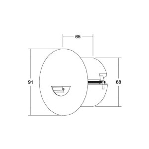 BRUMBERG Adapt Wall LED inbouwspot, mat wit