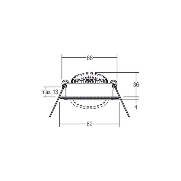 Brumberg bb03 inbouw dali aansluitbox chroom