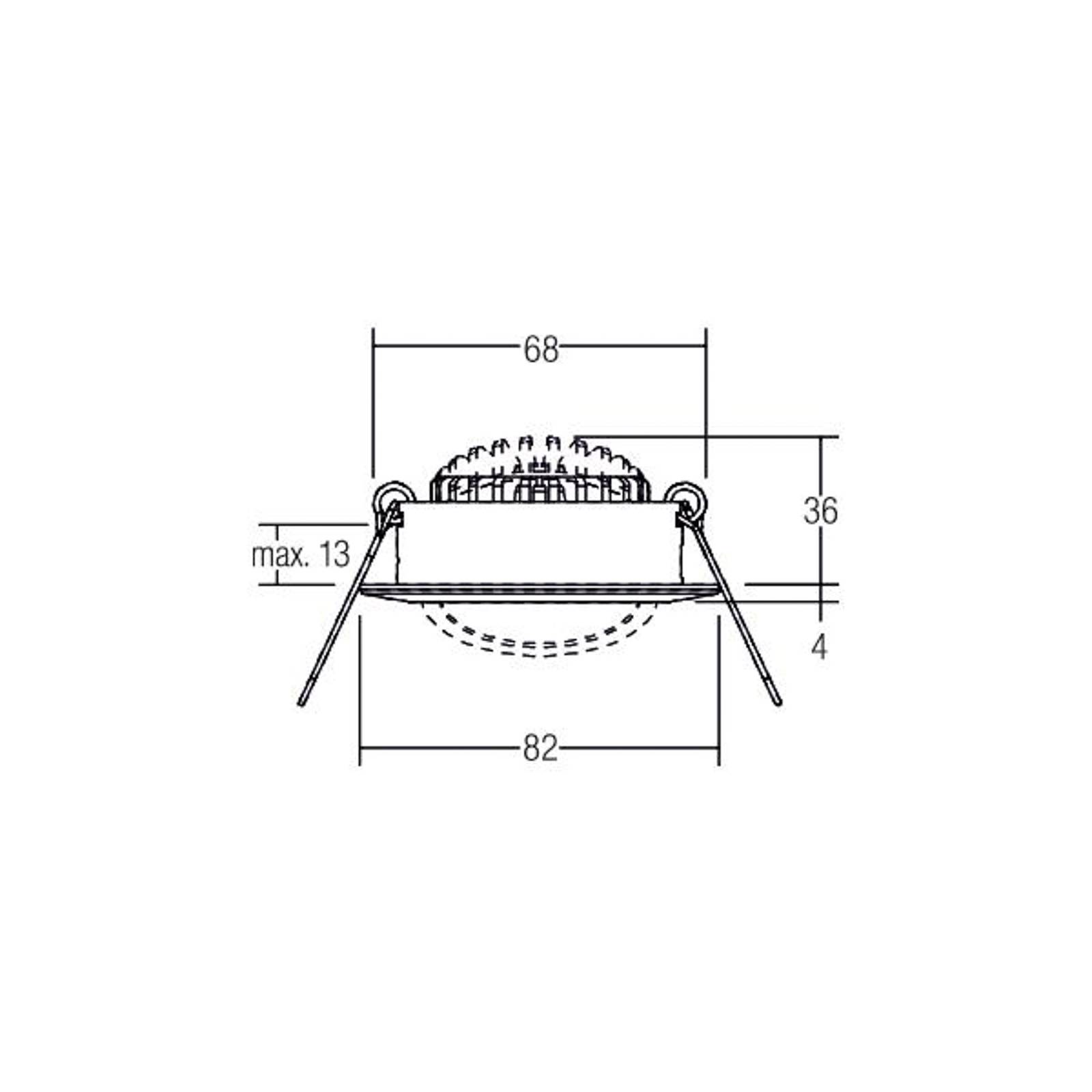 Brumberg bb03 inbouw rc aansluitbox wit glans