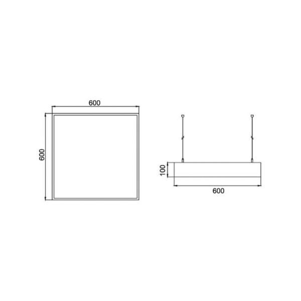 Brumberg led hanglamp biro square