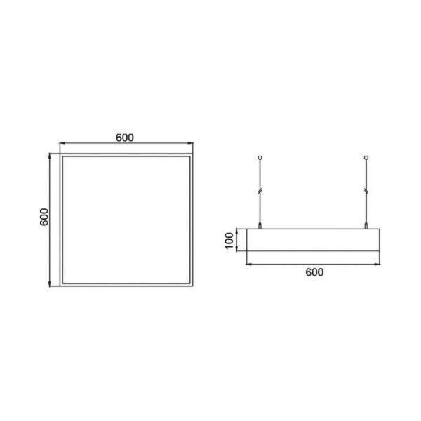 Brumberg led hanglamp biro square