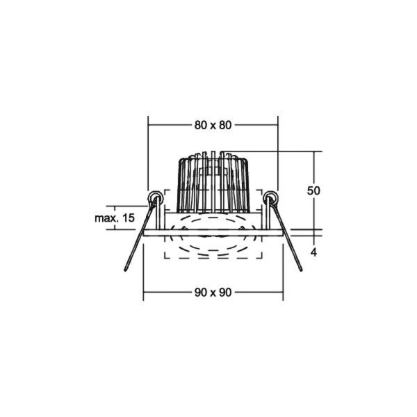 Brumberg led inbouwspot abran