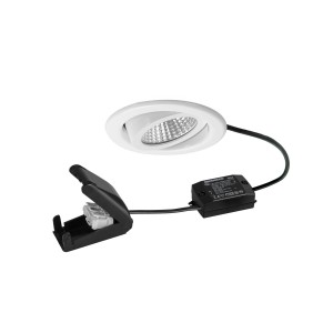 BRUMBERG LED inbouwspot BB09, aan/uit, aansluitdoos, wit