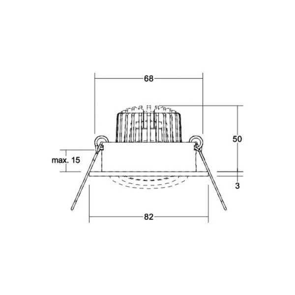 Brumberg led inbouwspot tirrel-r