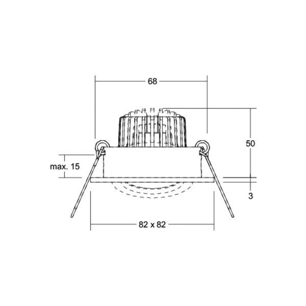 Brumberg led inbouwspot tirrel-s