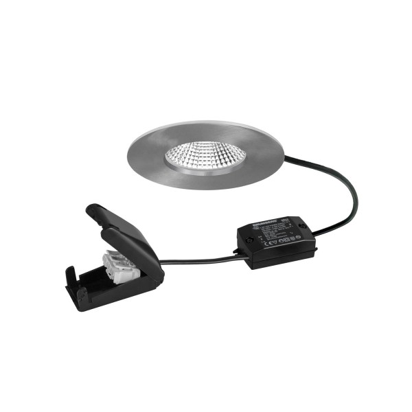 Brumberg led spot bb20 ip65 aan/uit aansluitdoos mat nikkel