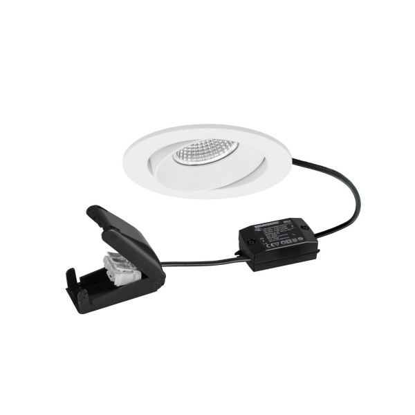 Brumberg led spot bb35 aan/uit aansluitdoos structuur wit