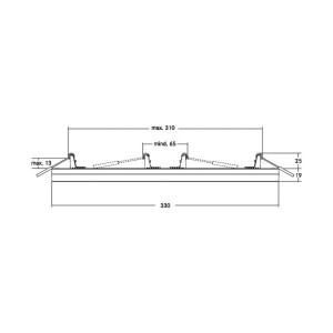 BRUMBERG Moon Maxi LED plafondpaneel RC CCT Ø33cm