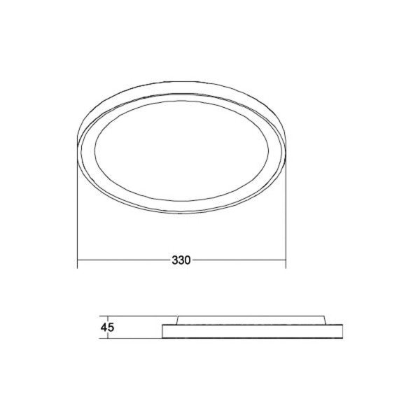 Brumberg sunny mini led plafondlamp rc cct zwart