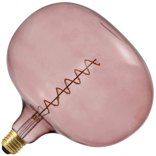 Giant led filamentlamp uit de colour serie van bailey. De lampen uit deze serie zijn kleurrijke toevoeging op uw interieur en zijn zo mooi ontworpen dat ze geen speciale armatuur meer nodig hebben. Deze variant is uitgevoerd met roze glas. Verder is de lamp ook dimbaar.