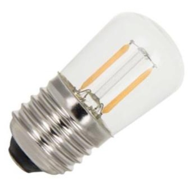 De buislamp led filament 1w (vervangt 10w) grote fitting e27 28x60mm is verkrijgbaar in 1w. Dit lijkt wellicht weinig