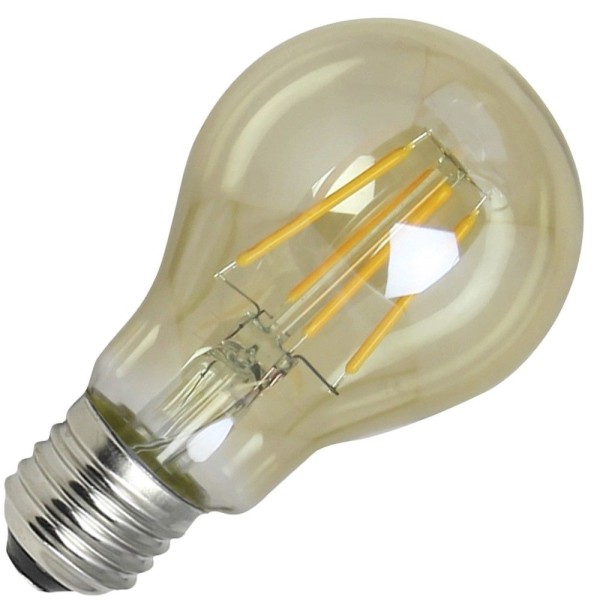 Waterbestendige led filament lamp met e27 fitting. Doordat de volledige lamp een ip65 waarde heeft