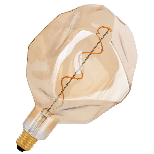 Net als de andere modellen uit de designs by bailey lights is ook de rock een opmerkelijke verschijning als lamp. De naam laat niets ter verbeelding over. Deze energiezuinige led filament lamp heeft een e27 fitting zodat hij in elke e27 lamphouder kan worden gedraaid. Het warme sfeervolle licht (1900k) wordt door de opmerkelijke vorm kunstzinnig over de hele rock verdeeld. De rock is dimbaar op een led dimmer. Raadpleeg onze dimmer lijst op de bailey site. Wij raden de bailey wonderwall led dimmer aan.