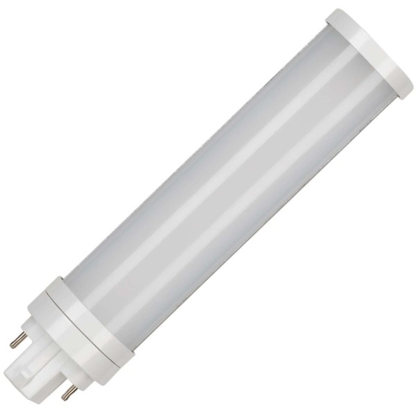 De led pl g24d ac+em (2-pins) tc-d lampen met draaibare voet zijn led vervangers voor de veelgebruikte compact fluorescentie lampen. Pl staat voor public daar deze lampen vooral in wand- en plafondarmaturen gebruikt worden in openbare ruimtes