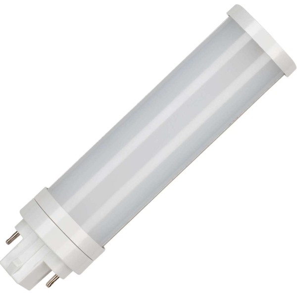 De led pl g24d ac+em (2-pins) tc-d lampen met draaibare voet zijn led vervangers voor de veelgebruikte compact fluorescentie lampen. Pl staat voor public daar deze lampen vooral in wand- en plafondarmaturen gebruikt worden in openbare ruimtes