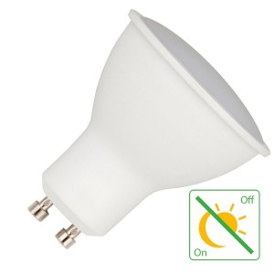 Bailey LED Spot met Schemersensor | GU10 4,5W | ø50mm Warm-wit