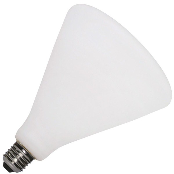 S143 giant lamp uit de nieuwe milky serie van bailey. Dit zijn lampen met 'opaal' melkglas in een bijzondere vorm. De lampen hebben een grote e27 fitting en een led filament van 6 watt. De lampen geven licht dat vergelijkbaar is met een gloeilamp van 54 watt met soortgelijk mat glas.