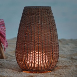 Bover Amphora 01 terraslamp, rotan Brown