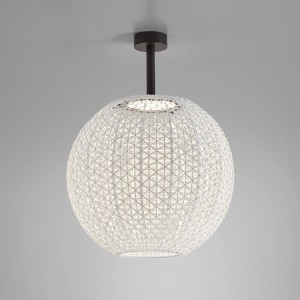 Bover Nans Sphere PF/60 LED buiten plafondlamp beige