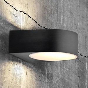 Brilliant Tijdloze buitenwandlamp Tyler zwart