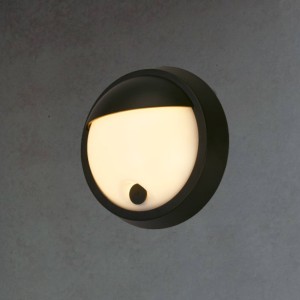 Briloner Buitenwandlamp 3784015, zwart Touch dimmer Ø 17 cm