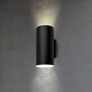 Briloner Buitenwandlamp 3786015, zwart Aanraakdimmer omhoog/omlaag