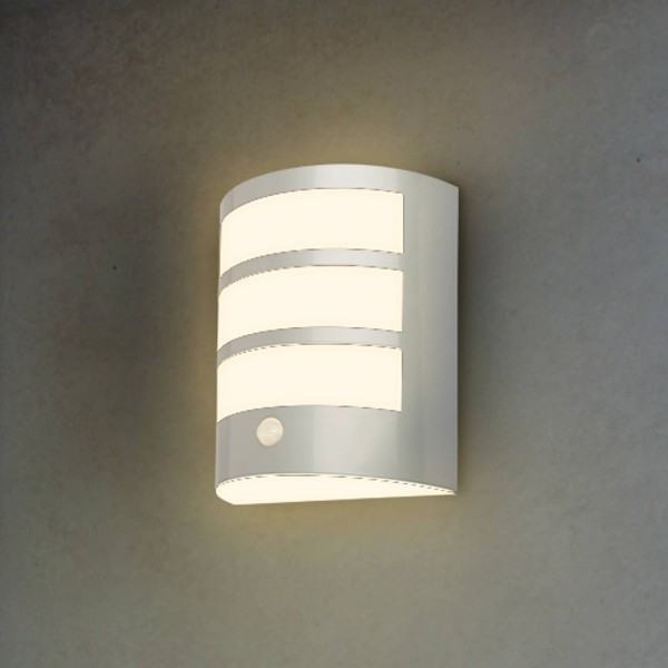 Briloner buitenwandlamp 3795014 chroom kunststof sensor