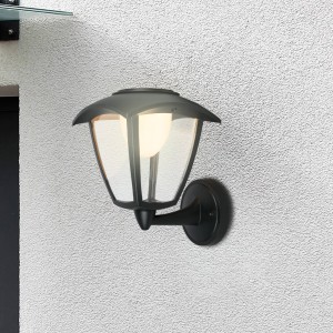 Briloner Buitenwandlamp 3929015, zwart, met touchdimmer