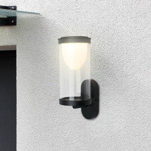 Briloner Buitenwandlamp 3930015, zwart, met touchdimmer