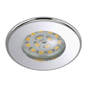 Briloner Efficiënte LED inbouwspot Nikas IP44 chroom