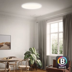 Briloner LED plafondlamp Slim S dimbaar CCT wit Ø 45 cm