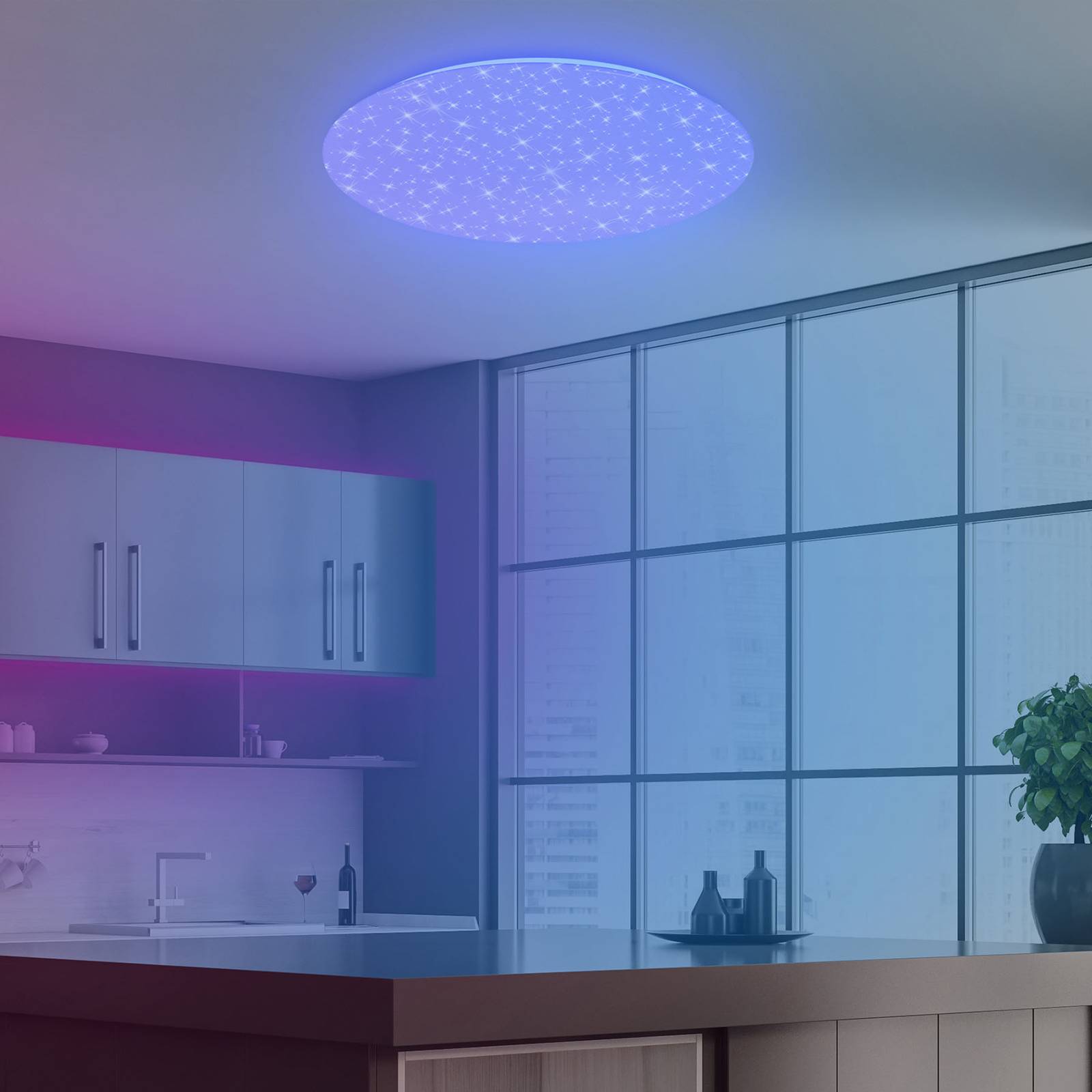 Briloner LED sterrenhemel Direct Smart WiFi RGBW