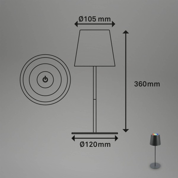 Briloner led tafellamp 7507015