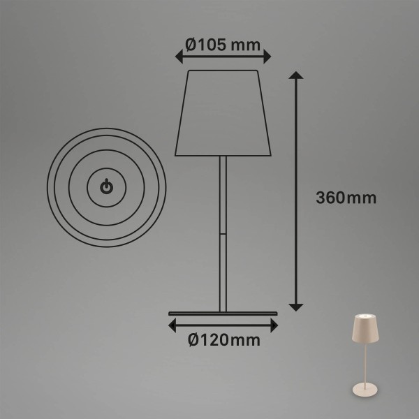 Briloner led tafellamp 7508011