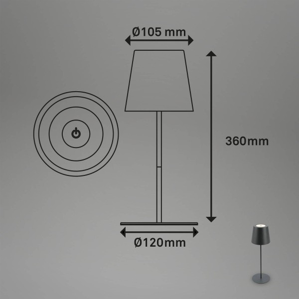 Briloner led tafellamp 7508015