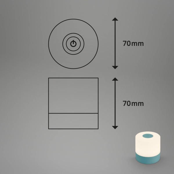 Briloner led tafellamp smal