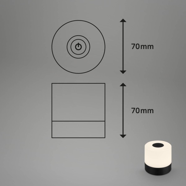 Briloner led tafellamp smal